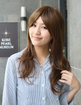 Wigs2you 全假髮 日本正品 高溫絲 斜劉海 長卷髮 氣質OL型WS-2005